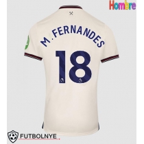 Camiseta West Ham United Mateus Fernandes #18 Visitante Equipación 2025-26 manga corta